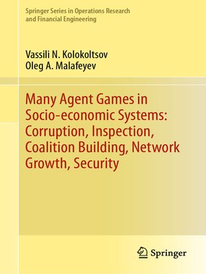 cover image of Many Agent Games in Socio-economic Systems